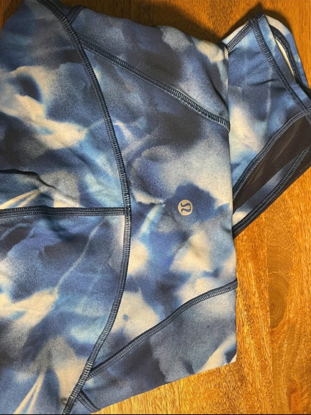 lululemon athletica Blue Tie-Dye Leggings